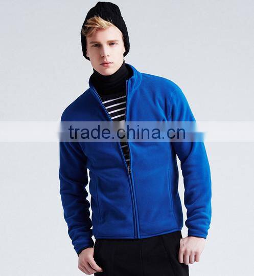Men's Full zip Jacket Active windproof Men custom Polar fleece jacket wholesale fleece jacket