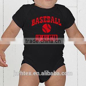100% cotton black baby boy clothes printing,custom soft fashion clothes factory china