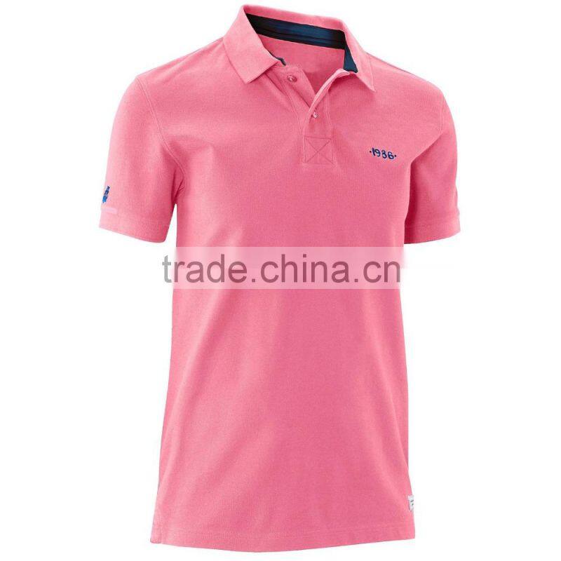 summer comfortable polo neck t-shirt man with custom logo