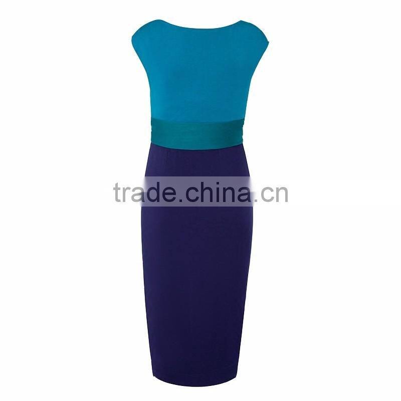 summer blue maternity clothes fashion comfortable maternity dresses for office