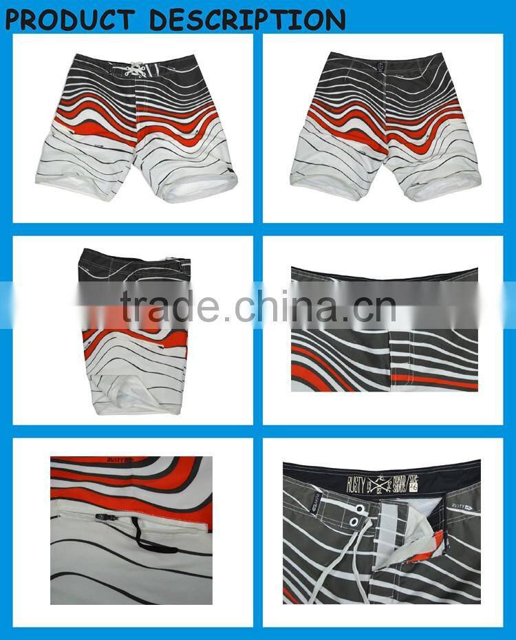 2018 Mens Stripe Board Shorts, Sports, Swimming Wear