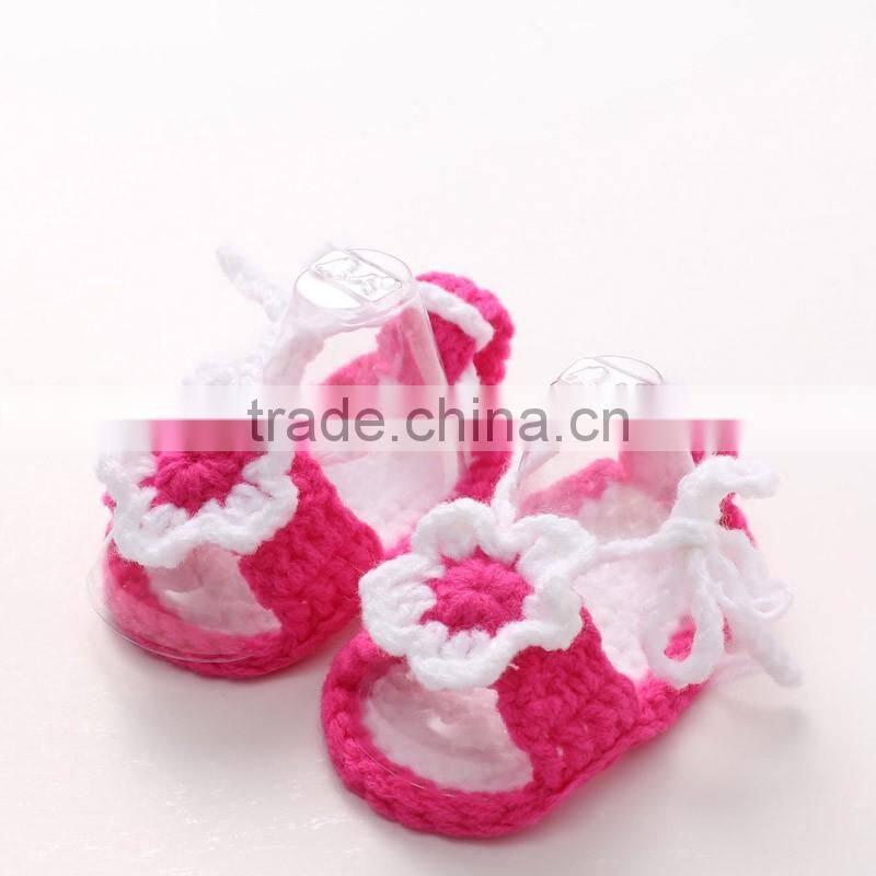 wholesale top sale high quality and cheap crochet baby shoes LBS20151223-45