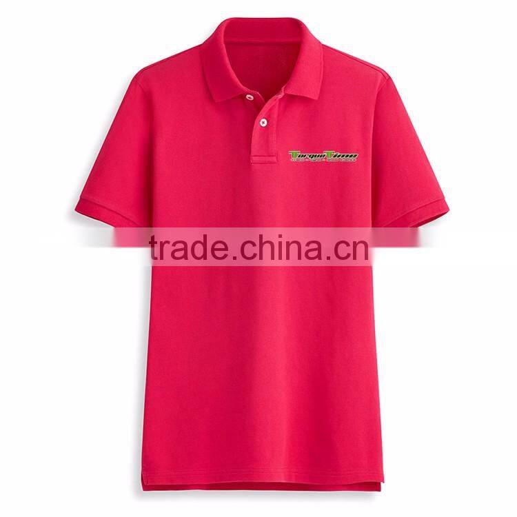 China Wholesale Price Embroidery Custom Blue Polo Shirt 100% Cotton Mens
