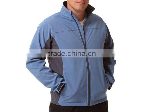 Mens Contrast Softshell Jackets