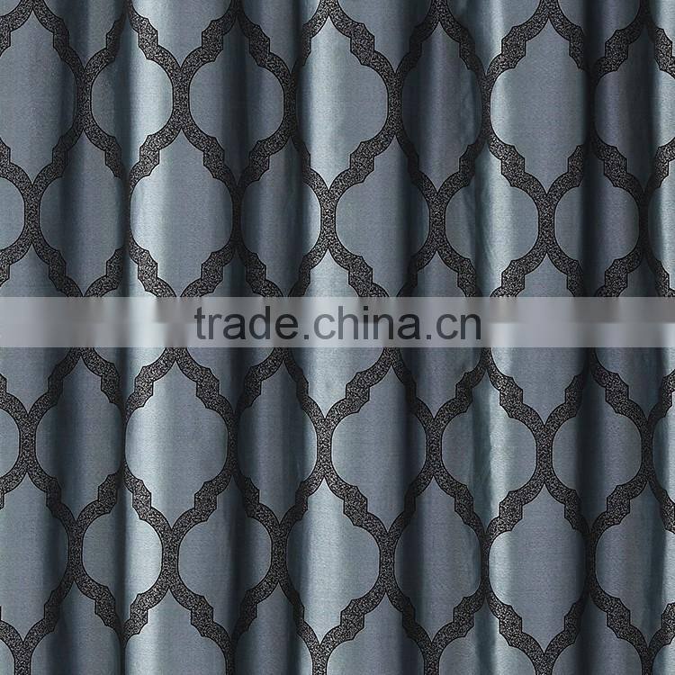 100% Polyester Beautiful Bathroom Shower Curtain Made In China