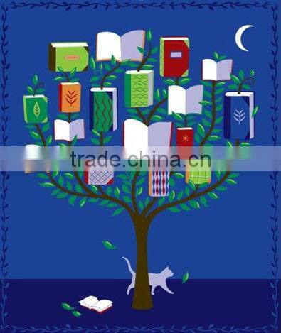 OEM Printed DIY 100% polyester blanket