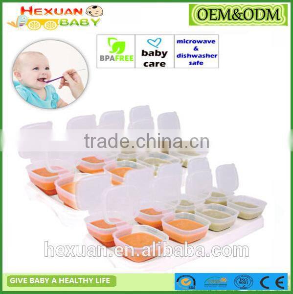 OEM factory or stocked designs Baby Cubes Food Container