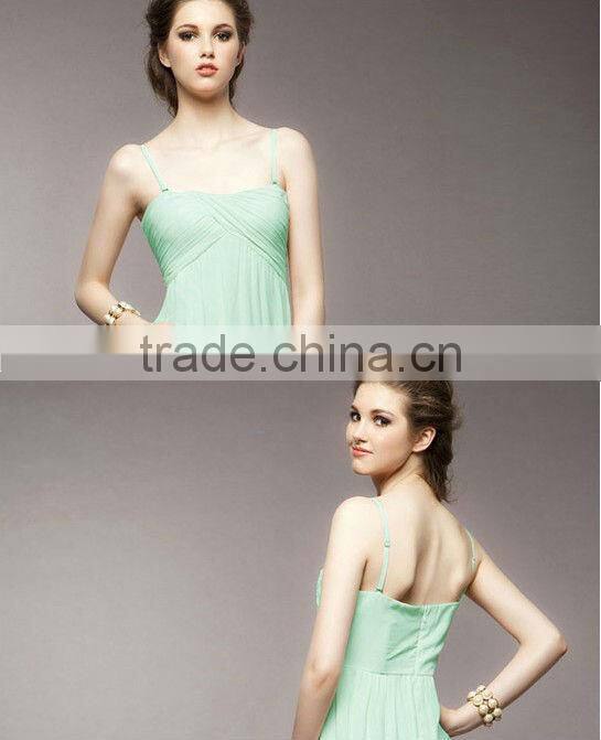 2013 Latest Spaghetti Strap Long Maxi Dress