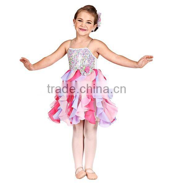 2016 - flower bright Multicolored pastel camisole dress