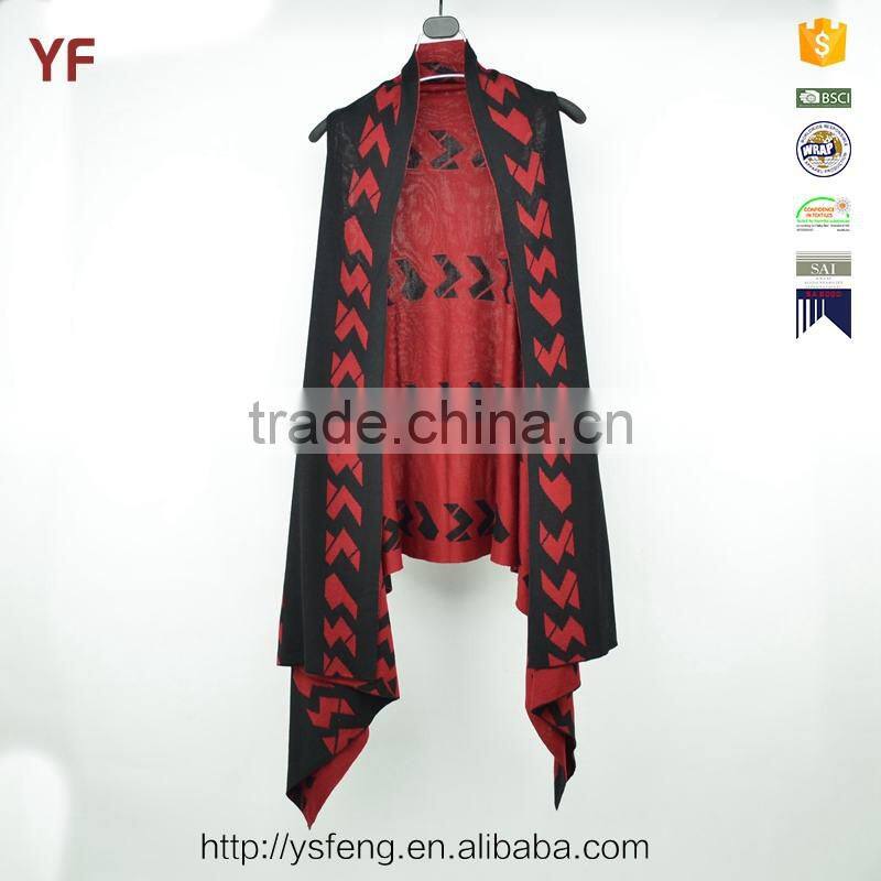 2016 New Designs Women Knit Ladies Poncho