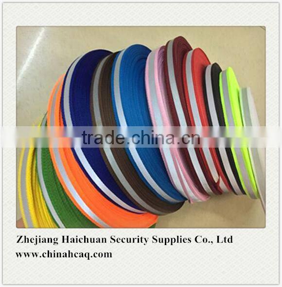 High Visibility Colorful Reflective Belts Reflective Webbing