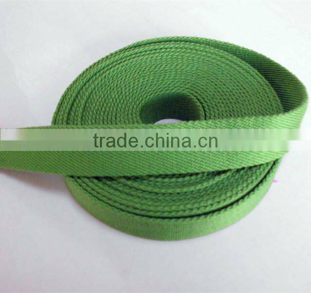 cotton webbing with twill texture-- twill webbing