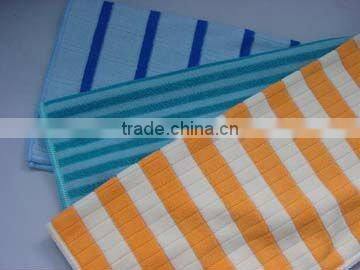 colour stripe microfiber towel stripe cleaning cloth colored saxophones hand towel