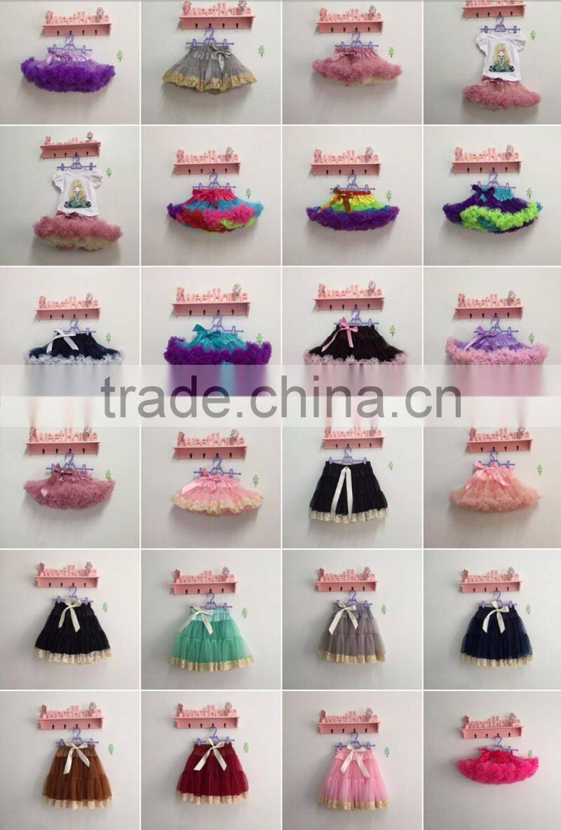 birthday outfit! pink tulle lace skirts .tutu,pettiskirt