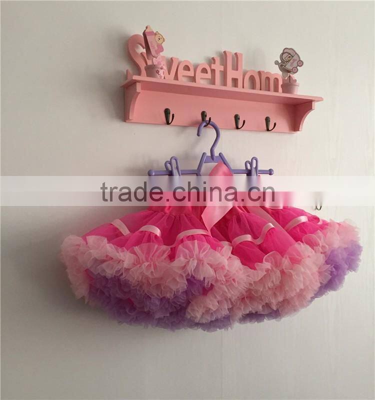 MOQ 1PCS wine color puffy skirts gilrs boutique clothing