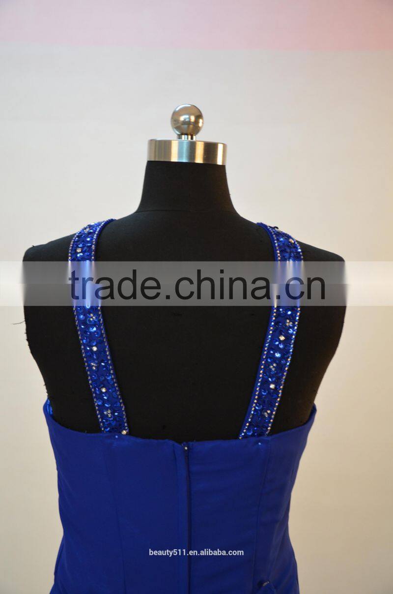 IN STOCK Shoulder-straps prom dress Party dresses Halter evening dresses SW22