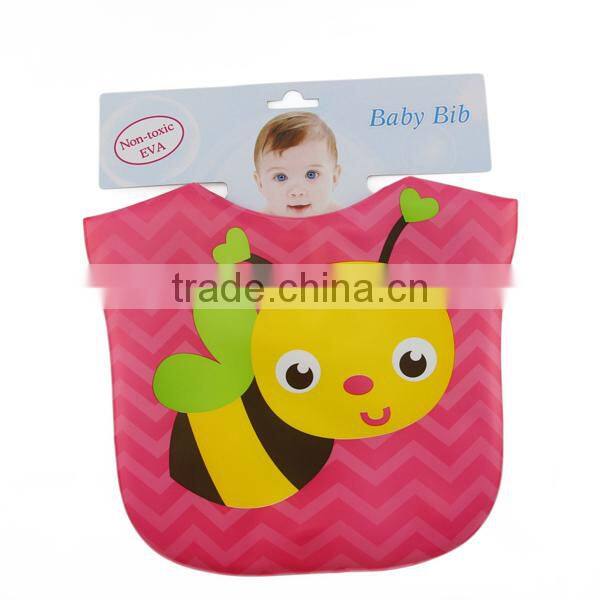 new design waterproof non-toxic EVA soft baby bibs