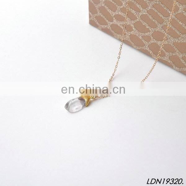 Druzy Stone Necklace Crystal Necklace