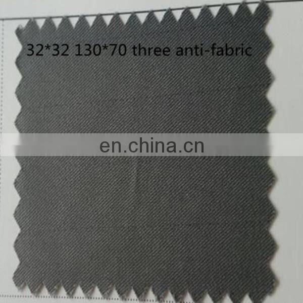 7*7 68*38 100% cotton twill fire resist fabric / flame resistant fabric