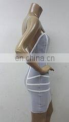 Amigo 2017 new style mini strap backless bandage dress sexy low cut evening dresses for women party wear