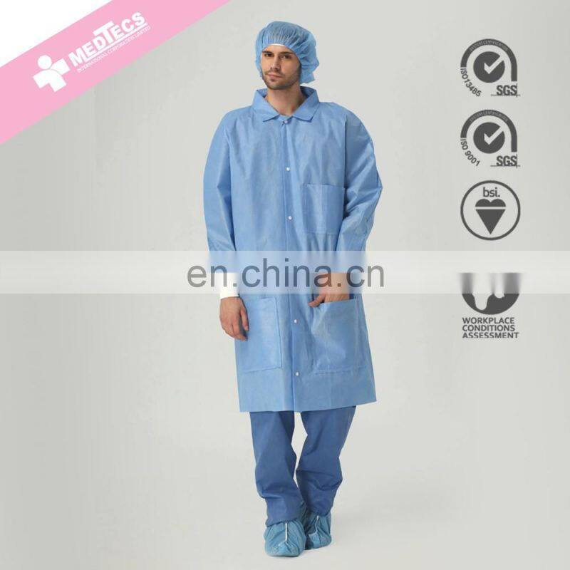 SMS fabric Fluid-repellent Medical Disposable Surgical Gown