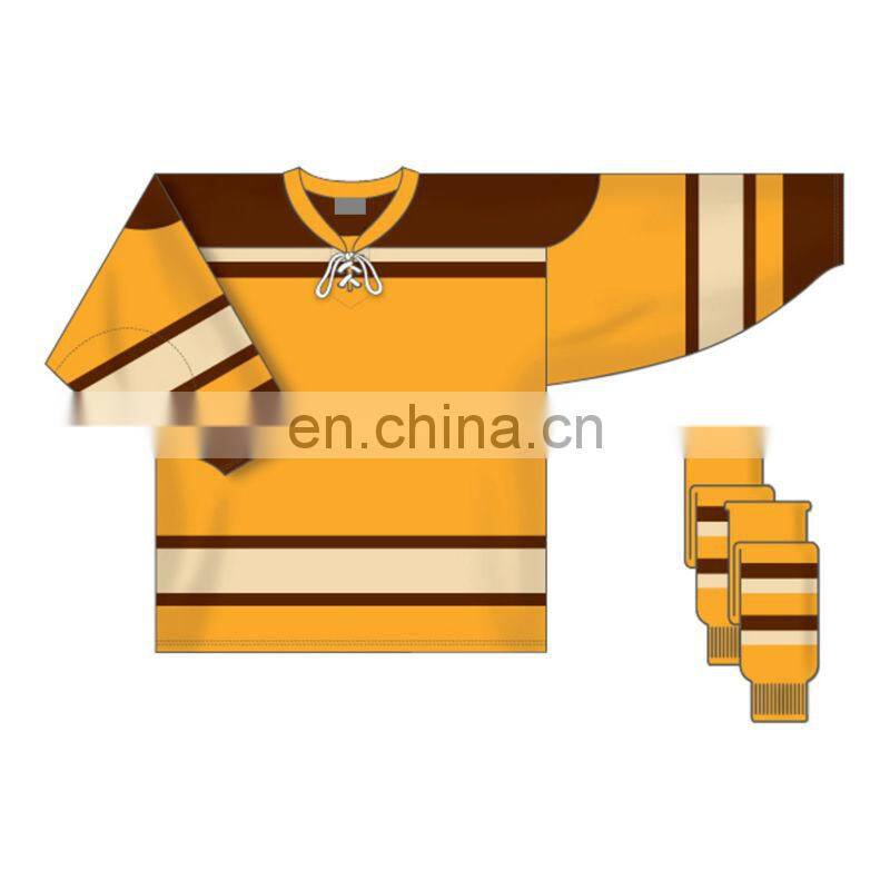 100% polyester dye sublimation fashion wholesale cheap ice hockey t shirts