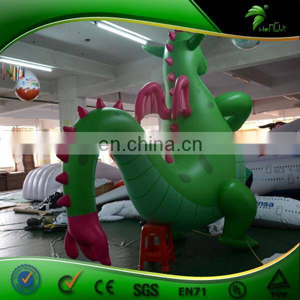 Greet Fat Inflatable Dragon Sex Toy / Hongyi Inflatable Animal With SPH Sey Dragon