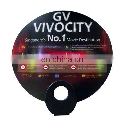brands custom making plastic hand fan for advertisement gift