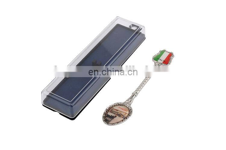 New best selling custom epoxy sticker souvenir spoon