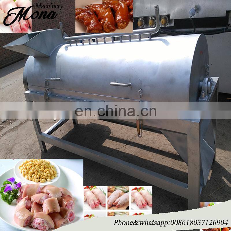 High quality Pig feet hairing machine|Pig debristling machine