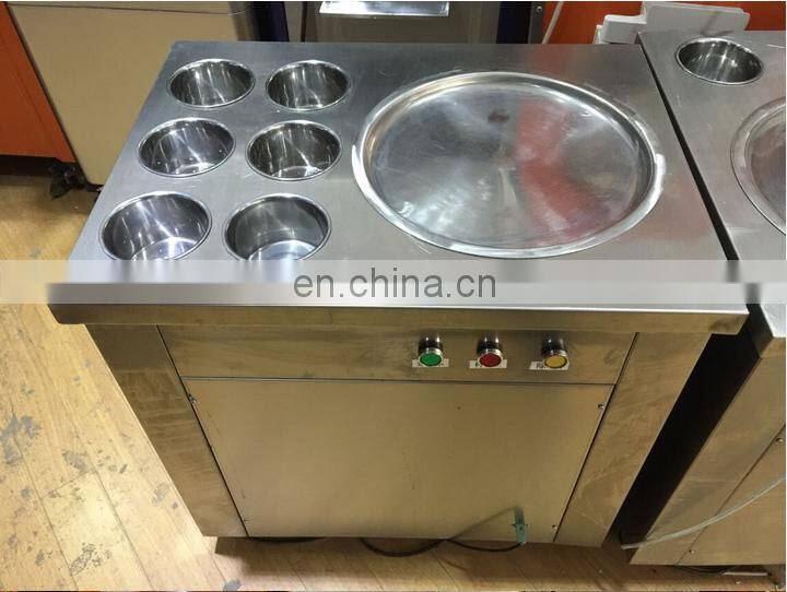 High Efficiency Electric stir fry ice cream machine with best service