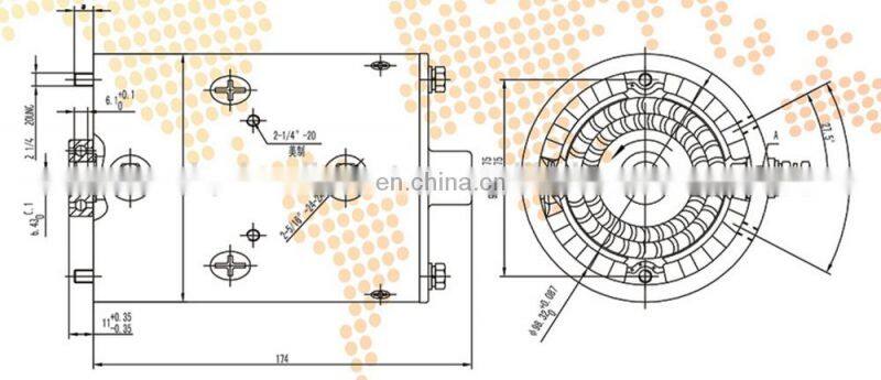 Jinle Hydraulic DC Motor 24V 1.5KW