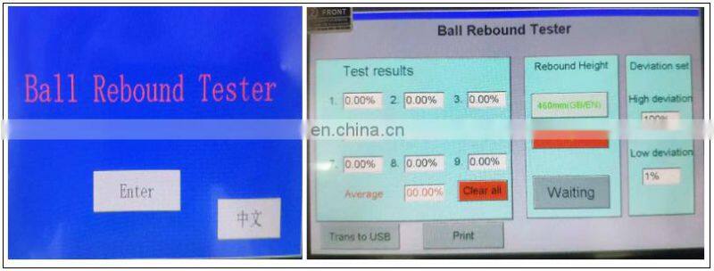 ASTM D 3574 Electronic Foam Ball Rebound Test Equipment/tester