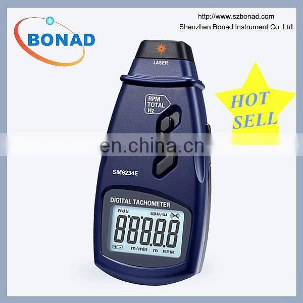 Hot sell! SM6234E Digital Photo electric tachometer with auto memory function