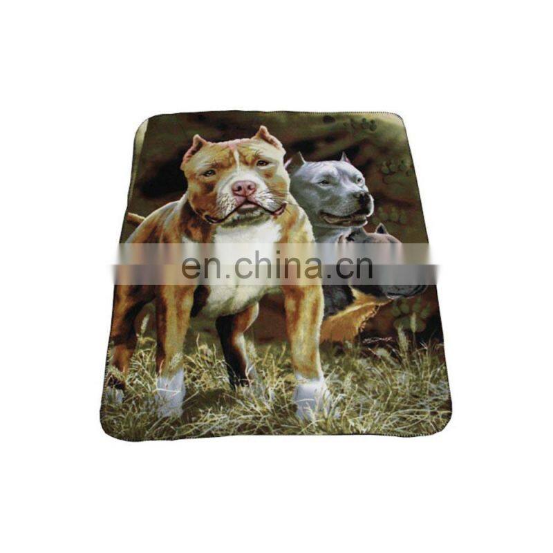Factory Manufactured Polyester Wholesale Blanket Custom Print