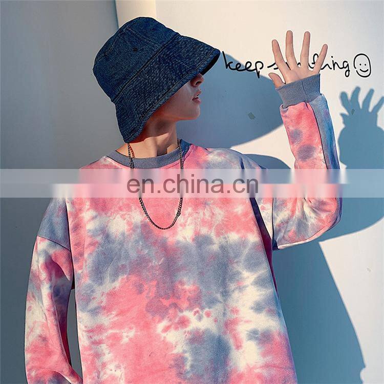 Tie Dye Oversize with Rulex Crewneck Unisex Mens Womens Hoodies Sweatshirt