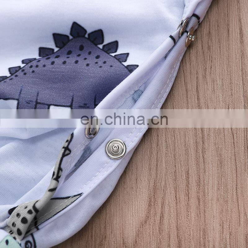 2019 summer dinosaur Animal full print KIDS BODYSUITS ROMPERS infant cotton romper for 0-2years