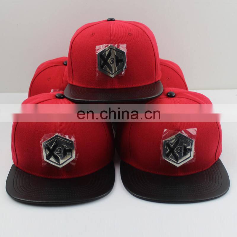 Custom Metal Plate Snapback Hat,Custom Metal Logo Snapback Hats,Gold Plate Snapback Hat