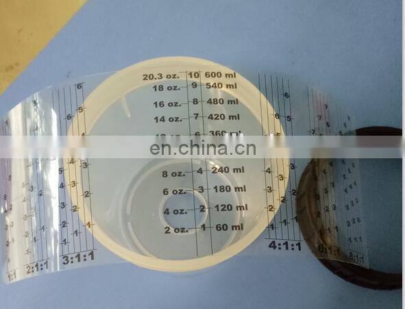 Auto plastic clear mixing cup paint preparation cup outer cup 400ml for painting