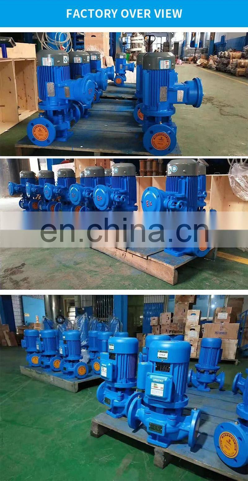 ISW/ISG centrifugal fire fighting electric engineering inline chemical industry high pressure water supply pump