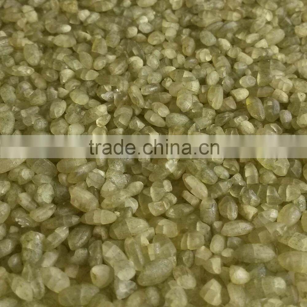 Organic parboiled green rice