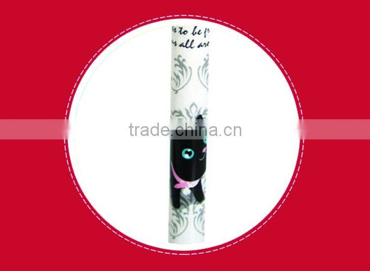 Promotional cute plastic ball point pen with animal head for school kids