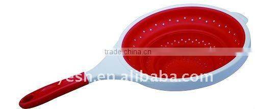 High quality folding Silicone strainer