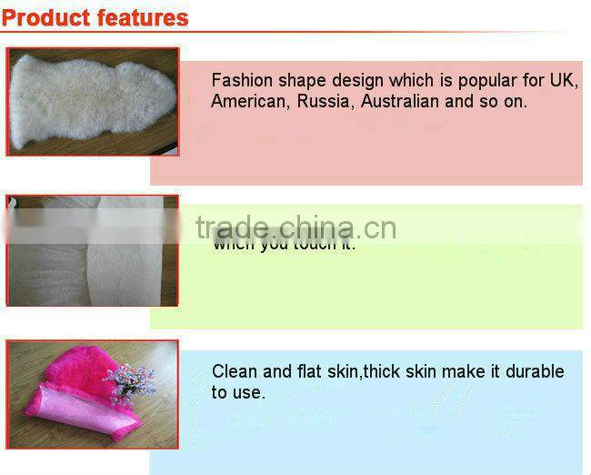 soft sheepskin baby rug