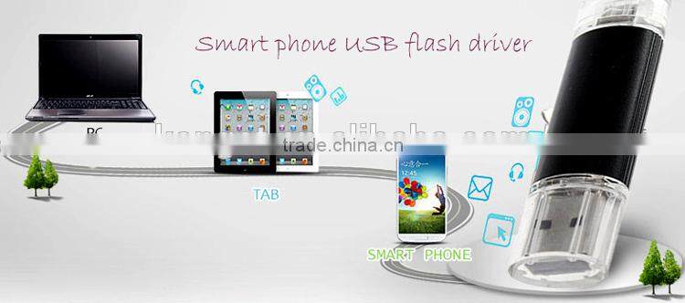 OEM Gifts For smart phone OTG USB Flash Drives 32MB to 64GB Smartphone Tablet PC Cle USB