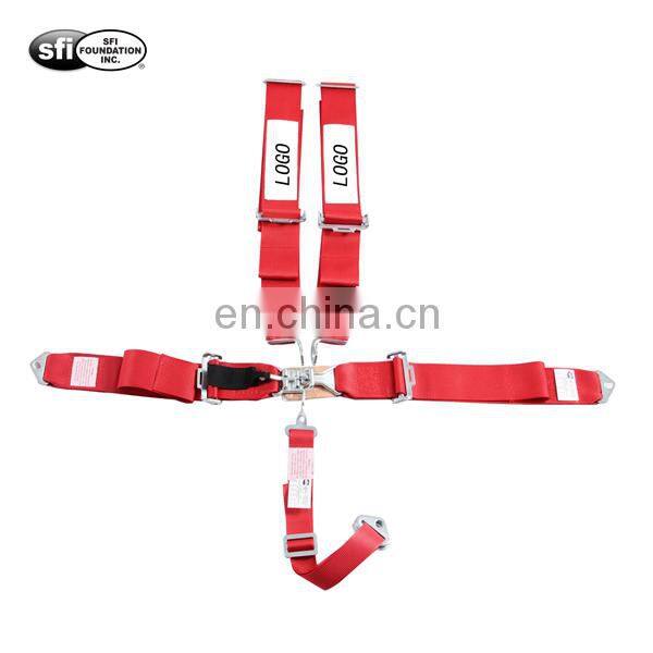 Performance Racing SFI 16.1 Certified 5 Point Harness Latch and Link Quick Release Safety Belt Car Seat Belt Combo Sport car