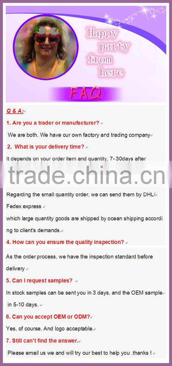 crazy pieapple shaped design party glasses