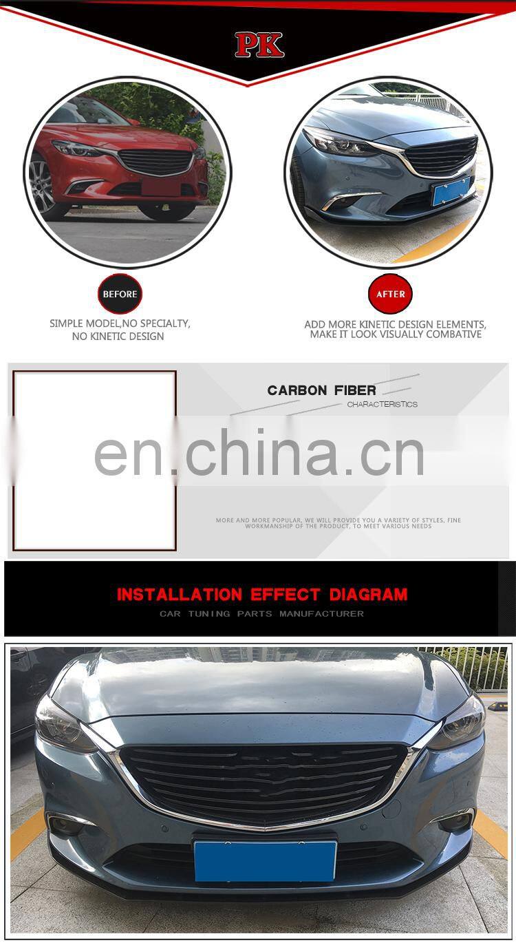 For 2017 Mazda 6 fiberglass Front Lip Spoiler