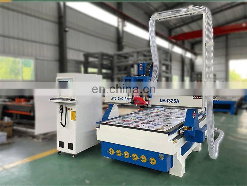 Jinan hot sale cnc vibration cnc router knife cutting machine ATC cnc router for sale