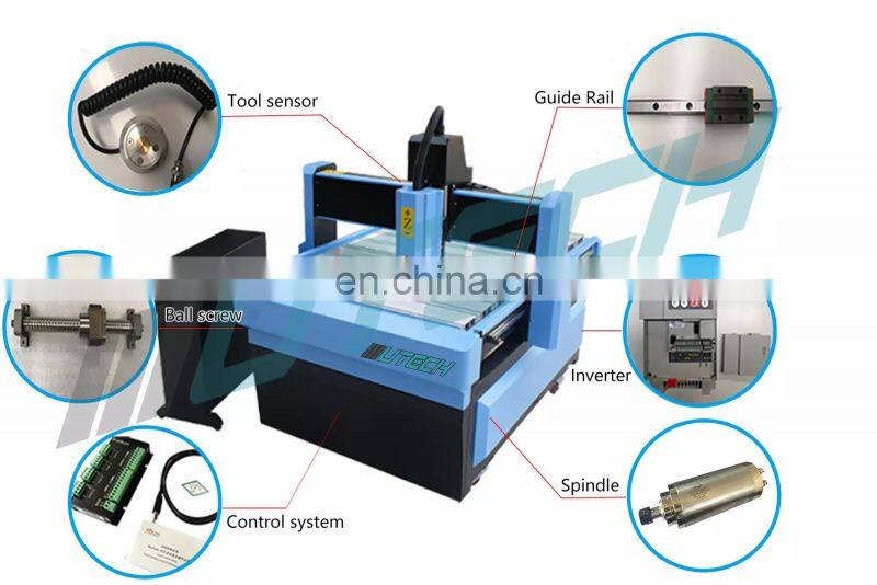 MACH3 USB CNC 6090 Milling Engraving Machine 3axis/4axis 1.5KW Spindle Wood Router